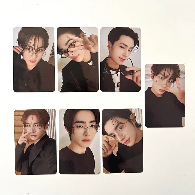 7Pcs Idol Boy Group Lomo Cards New Album Photocards HUENINGKAI TAEHYUN BEOMGYU SOOBIN YEONJUN Boy Group Fans Gift Collection