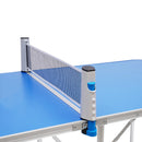 Foldable Table Ping Pong Table W/ 2 Rackets &3 Balls Outdoor Indoor Table Tennis Set 152x76x76cm
