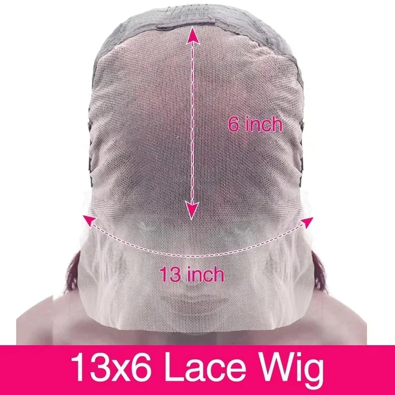 99J Burgundy Lace Frontal Wig 13x6 Body Wave Lace Front Wig HD Transparent Lace Frontal Wig Human Hair Pre Plucked 99j Red Color