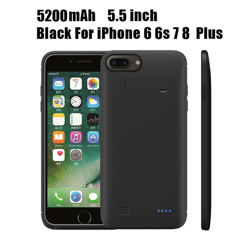 PINZHENG 6200mAh Battery Charger Case For iPhone 6 6S 7 8 Plus Charging Case For iPhone X XR Xs Max Portable Power Bank Charger