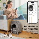 Amicura Cura X1 Automatic Cat Litter Box Self-Cleaning with App Control, Safety Sensor, Easy to Clean Electric Cat Litter Tray