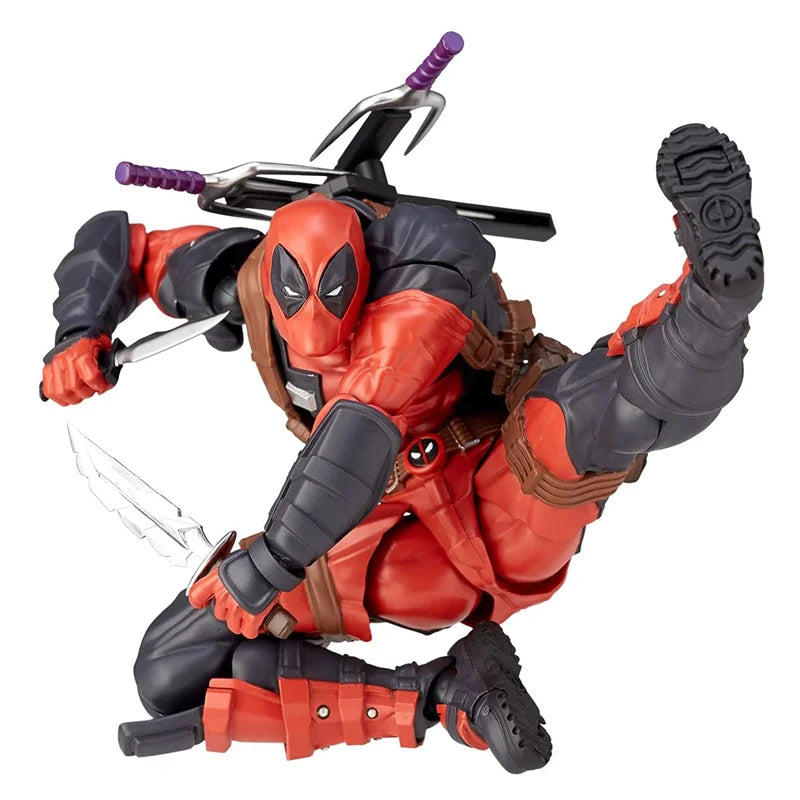 Amazing Yamaguchi Deadpool Action Figure Toys 15cm Super Hero Dead Pool Movable Statues Movie Model Toys for Kids Gift