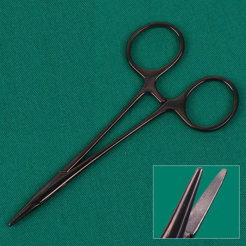 Porcelain Black Handle Insert Needle Holder For Double Eyelid Thread Embedding Surgery Tool Cosmetic Plastic Instrument Fine Ne