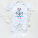 My 1st Easter Baby Bodysuit Babygrow Sleepsuit Rabbit Print Baby Coming Home Hospital Outfit Clothes Infant Easter Party Romper