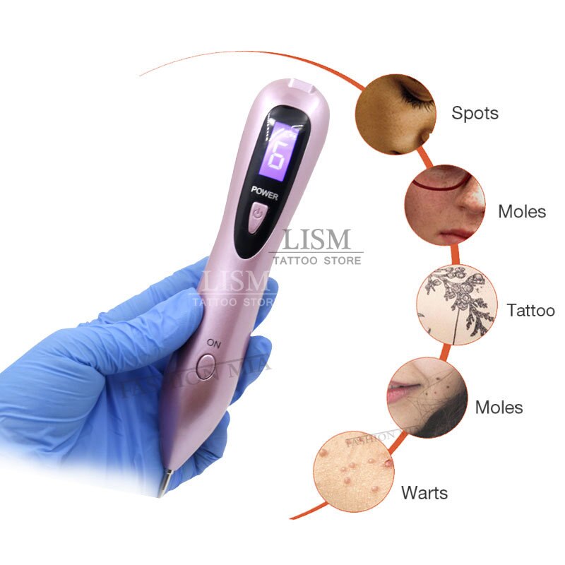 6 level Spot Remover Laser Plasma Pen Skin Care Mole Removal Dark  Skin Wart Tattoo Removal Tool Laser Plasma Beauty Care gun