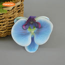 16Color Artificial Latex Phalaenopsis Butterfly Orchid Flowers Head DIY Wedding Christmas Decorative Shooting Props Accessories