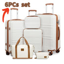 KONO 2/4/6-piece beauty case box cosmetics case hand luggage toilet bag travel bag luggage set