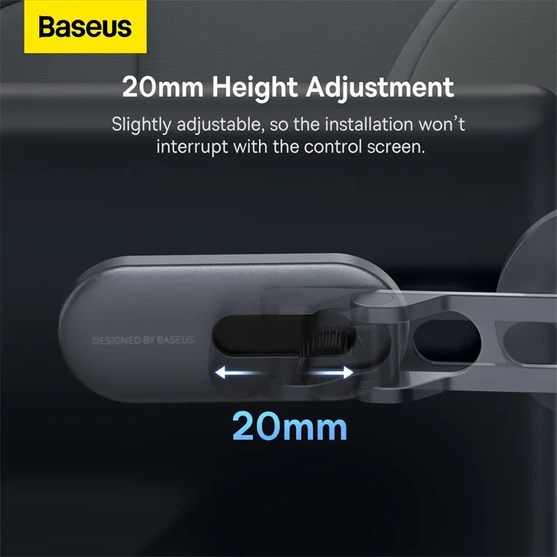 Baseus Magnetic Car Phone Holder for Tesla Display APP Foldable 360 Degree Rotation Metal Car Mount for iPhone 12 13 14 Pro Max