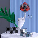 Metal Magic Cube Stress Relief Toy Cube Portable Educational Toys Decompresses Relax Toys for Children Adults Birthday Gift