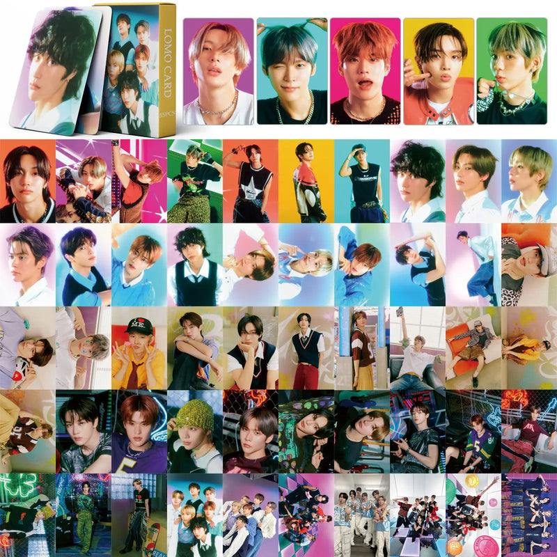 55Pcs/Set Ido RIIZE New Album Lucky Lomo Cards SHOTARO EUNSEOK SUNGCHAN WONBIN SOHEE ANTON HD Printd Photocards Fans Gifts