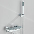 Black Waterfall Bathtub Shower Faucets Wall Mount Shower Mixer Tap Faucets Hot Cold Bath Shower Tap BaRobinet Baignoire