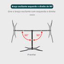 Bracket for TV, Articulated Monitor Bracket, Articulated Arm, Articulated Monitor Support, Vesa, Brazil