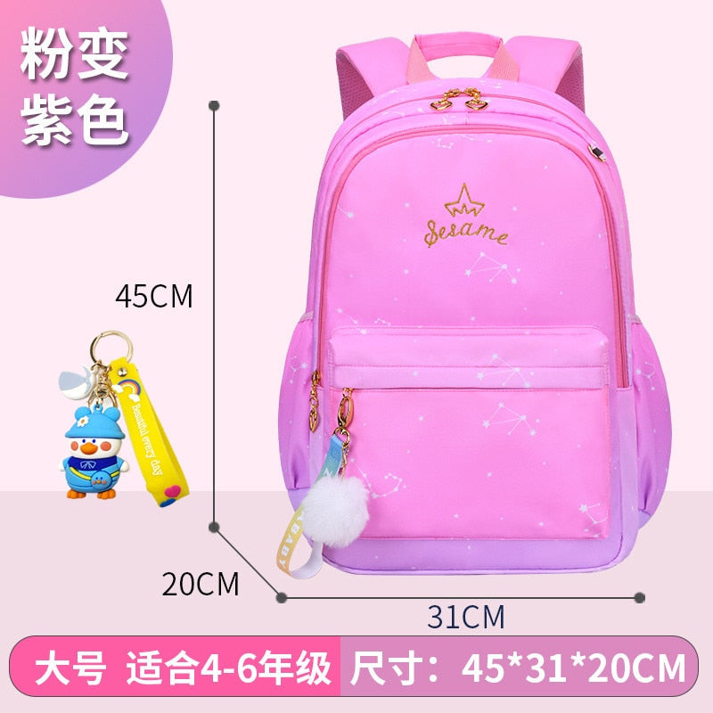 waterproof Children School Bags for Girls Primary princess school backpack Orthopedic Backpacks schoolbag kids Mochila Infantil