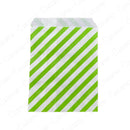 50 pcs 5x7 inch Paper Bag Four Leaf Clover Polka Dot Wavy Kraft Paper Bag Mixed Cookies Candy Gift Wrapping Bag For Christmas