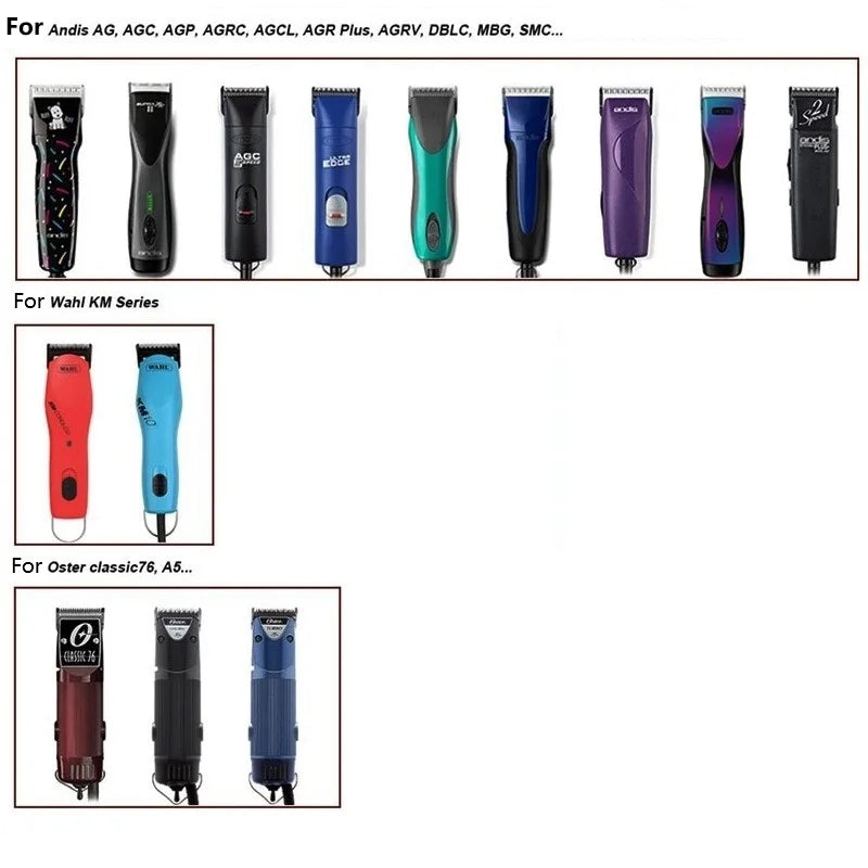 Pet Dog Cat Horse Grooming Clipper Detachable Ceramic Blade For most Andis,Oster A5 & 76,Wahl KM10 Series animals Clippers