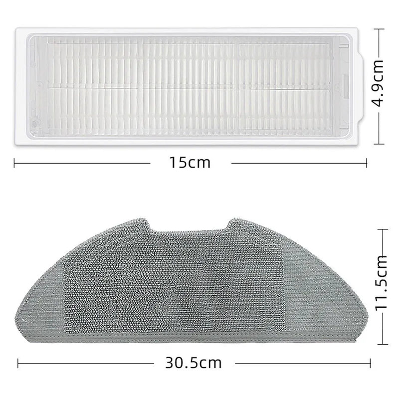 For Xiaomi Mi Robot Vacuum-Mop 2 Pro/Lite MJST1SHW MJSTL Hepa Filter Mop Cloth Main Side Brush Mijia Vacuum Cleaner Accessories