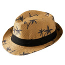 Straw Sun Hat Mens Womens Casual Breathable Cowboy Wide Brim Jazz Hat Sun Protection Fashion Beach Caps Summer