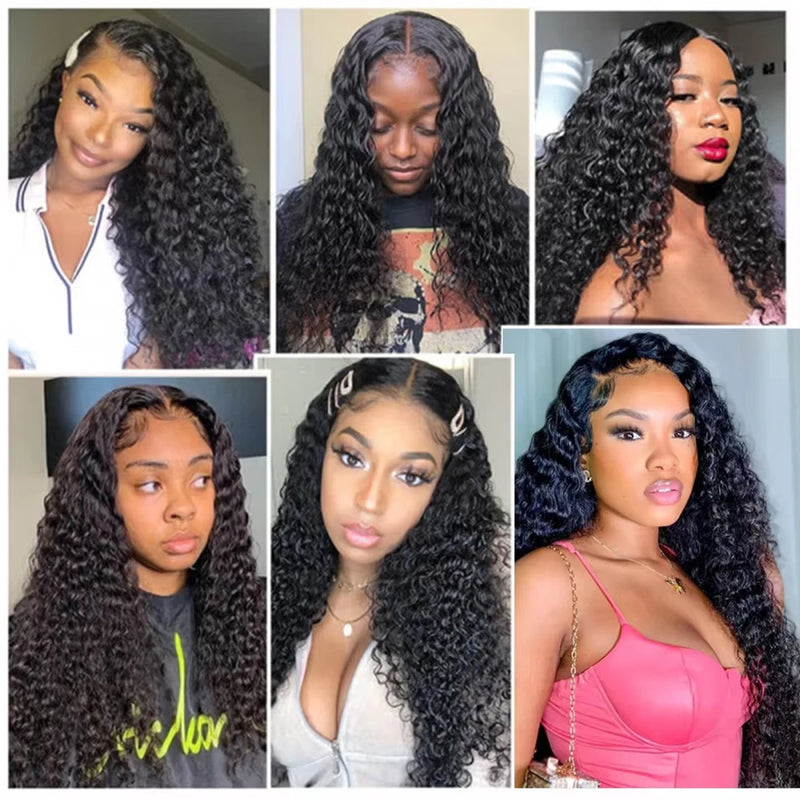 Deep Wave Bundles Human Hair 18 20 22 Inch Water Wave Bundles 10A Brazilian 100% Unprocessed Virgin Human Hair