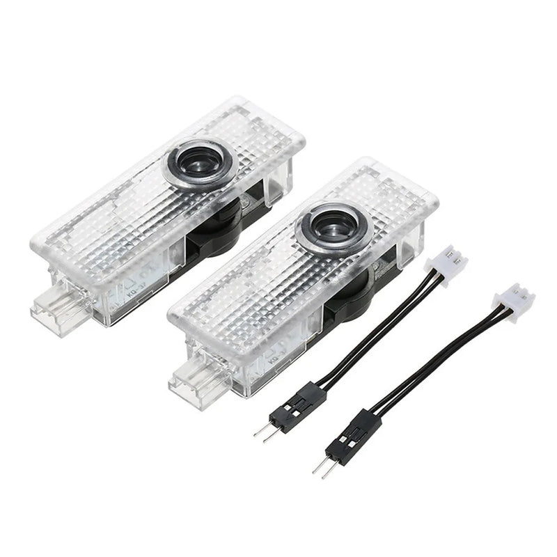 2pcs Car LED Welcome Light For BMW 1 3 5 7 Series E90 E91 E92 E93 E60 E61 F10 F07 E63 E64 F12 F13 F30 X3 3D Door Projector Lamp