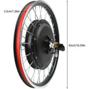 20inch Electric Bicycle Rear Wheel Conversion Kit 48V 1000W Brushless Toothed Motor Hub with LCD Display for 20inch Bike E-Bike