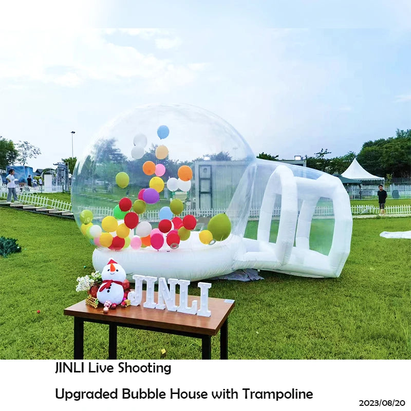 Inflatable Trampoline Bubble House For Children's Party Rental Trampoline Bubble House Commercial Bubble House PVC Free Shipping
