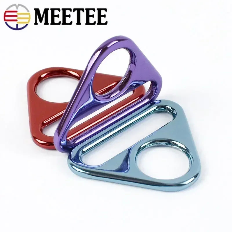 10-50Pcs 25mm Metal Buckle for Bag Strap Backpack Belt Adjuster Clasp Webbing Bikini Anti-skid Hook DIY Garment Accessories