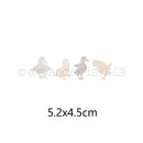 Piggy Craft metal cutting dies cut die mold The new series of Easter Scrapbook paper craft knife mould blade punch stencils dies