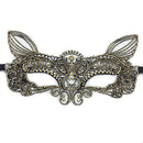 Gold Lace Mask Party Masquerade Halloween Mask Half Face One-Eyed Fox Fun Eye Patch Multiple Shapes