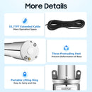 Submersible Water Pump Energy Saving 12V 20M Lift Max Flow 1.2M³/H Solar Energy Deep Well Pump