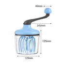 Manual Egg Beater Portable Eggs Whisk Separator Hand Cranked Cream Mixer Multi-Function Baking Tools Kitchen Mixer Accessories