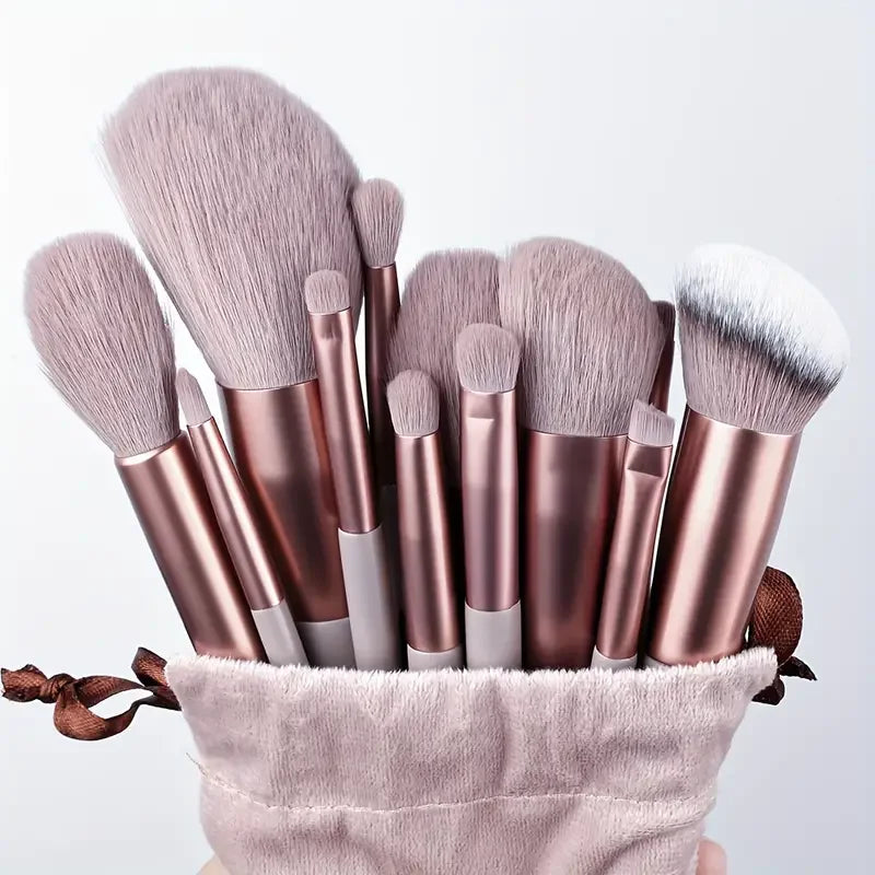 Makeup Brushes Set 13Pcs Professional Soft Foundation Powder Concealer Face Eyeshadow Eyeliner Blush Cosmetic Makeup Beauty Tool