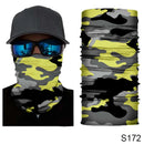 Camouflage Cycling Face Mask Scarf Neck Gaiter Men Seamless Bandana Women Headband Balaclava Tube Face Shield