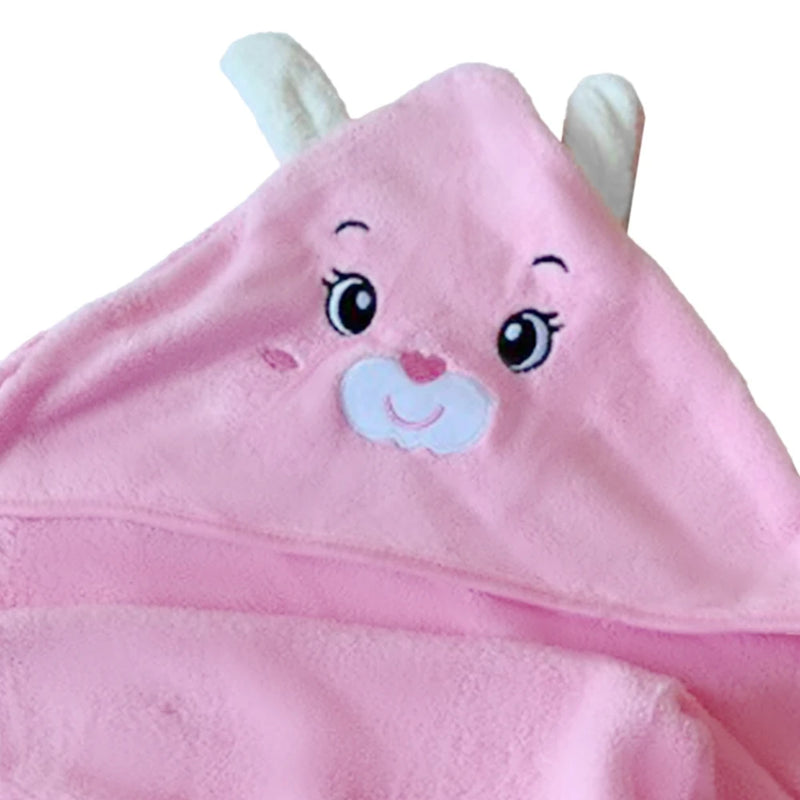 Toalha De Banho Bebê Capuz Roupão Infantil Recém Nascido Criança Bichinho Bordado Absorvente --RISOVIT FTB0031