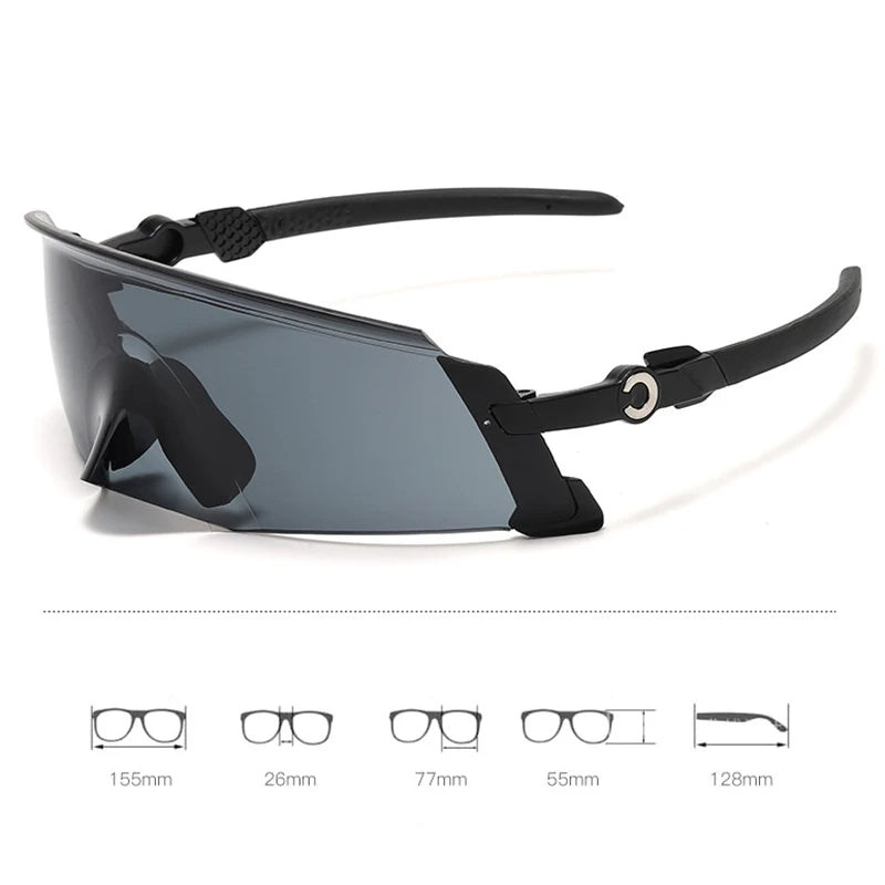 Fashion Sport Riding Goggle Luxury Brand Designer Rimless Sunglasses Women For Men Vintage Punk Sun Glasses Trend Fishing Shades