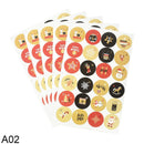 1sheet Merry Christmas Stickers Santa Claus Gifts number Seal Labels Stickers merry Xmas Decor for home new year Labels Navidad