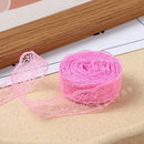 10Meters/Roll 2.2CM Non-Stretchy Lace Ribbon DIY Handmade Crafts Material Christmas Halloween Wedding Party Gift Wrapping Tape