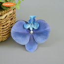16Color Artificial Latex Phalaenopsis Butterfly Orchid Flowers Head DIY Wedding Christmas Decorative Shooting Props Accessories