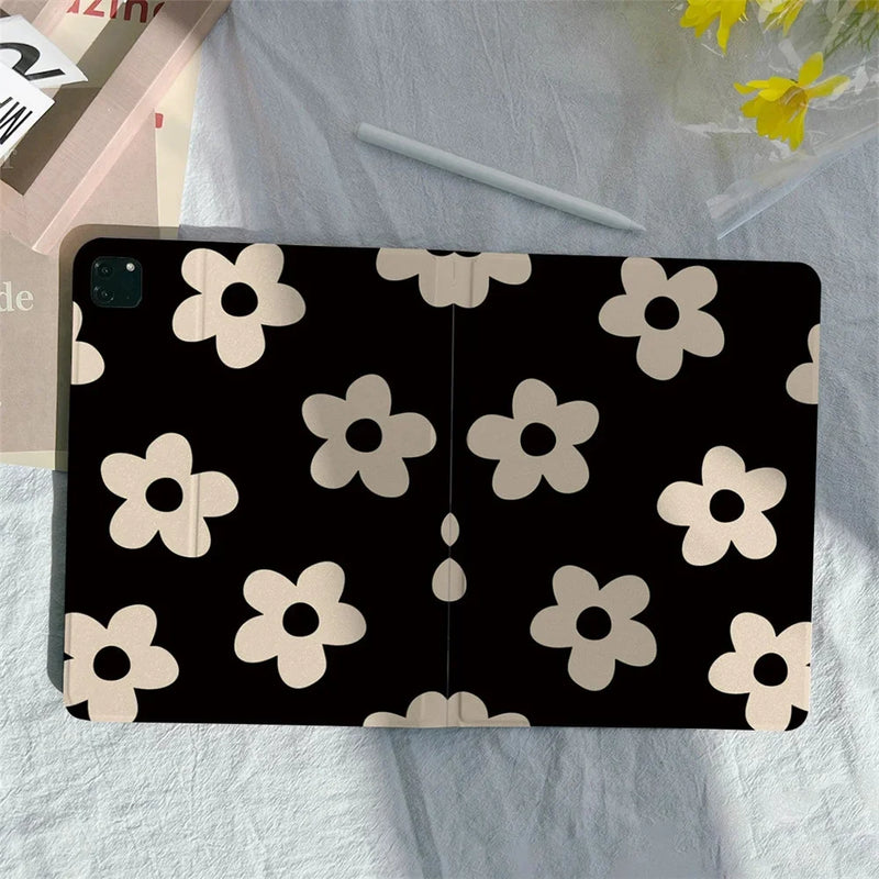 Daisy Flowers ipad case For Apple Air 4 5 iPad Pro 2020 Cover for iPad 10.2 9 8 7th 12.9 Pro 2021 Mini 5 6 Case with Pen holder