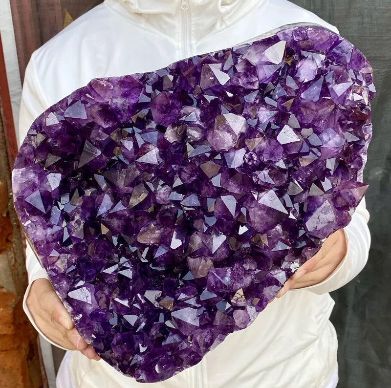 Natural  Amethyst Quartz Purple Crystal Cluster Healing Stones Specimen Home Decoration Crafts Decoration