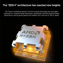 AMD RYZEN 7 7800X3D CPU Gaming Processor AMD R7 7800X3D 8-Core 16-Thread 5NM 96M Socket AM5 Without Fan Game Cache Hot No Fan