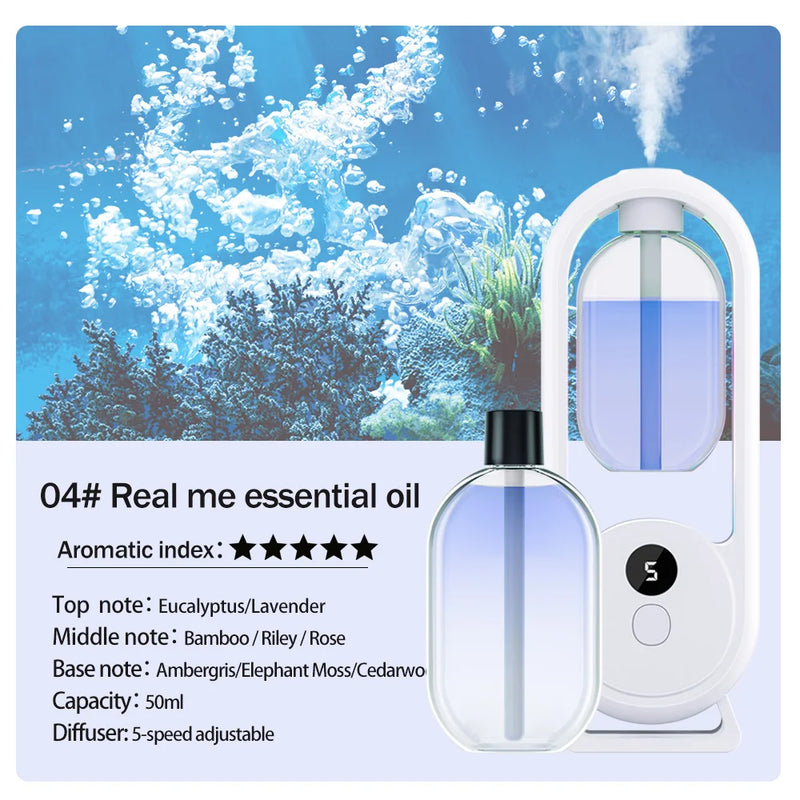 USB Oil Aromatherapy Machine Air Purifying Automatic Diffuser Deodorization Fragrance Humidifier Office Bedroom Home Commercial