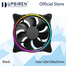 UPSIREN CF-120 Case fan 12cm 5V 3Pin ARGB and 4Pin PWM High performance mute cooling fan Halo light effect