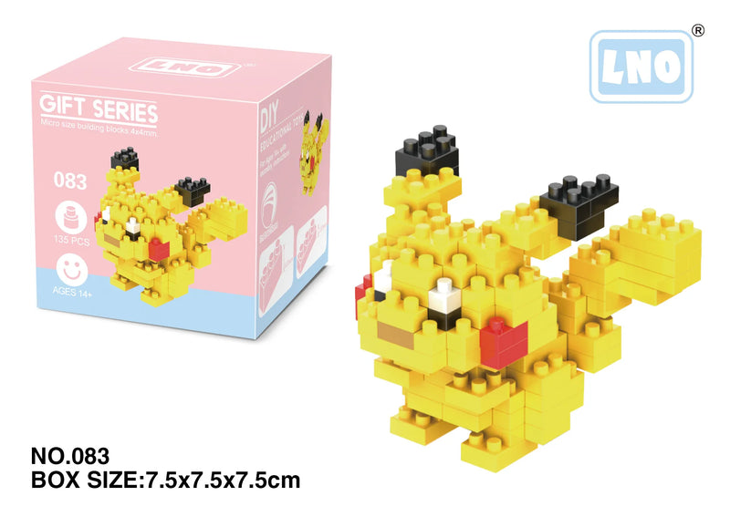 Pokemon Small Blocks Nanoblock Charizard Kyogre Groudon Rayquaza Model Education Graphics Toys for Kids Birthday Gift Toys