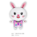 Easter Theme Disposable Tableware Cute Cartoon Rabbit Pattern Paper Plates Cups Napkins Kids Easter Party Decoration Supplies