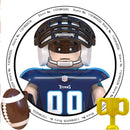 WM6133 Football Rugby Basketball Player NFL Building Blocks Assembled Children's Educational Toys Christmas Gifts