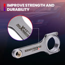 Forged EN24 4340 Connecting Rods +ARP Bolts for Honda Civic Si, CRX Si 1988–19 for  CRX D16 D16A D16Y7 D16Y8 D16Z6 4PCS Conrod