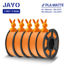 JAYO PLA Matte Filament 1.75MM 3D Printer Filament PLA Series 1.1KG/Roll 5 Rolls/set PETG 3D Printing Material For FDM
