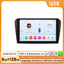 9" Hizpo 2Din CarPlay Android Auto Car Radio for Mazda 3 2004 - 2009 Snapdragon 6115 Headunit GPS Navi 4G BT RDS DSP SWC 360°CAM