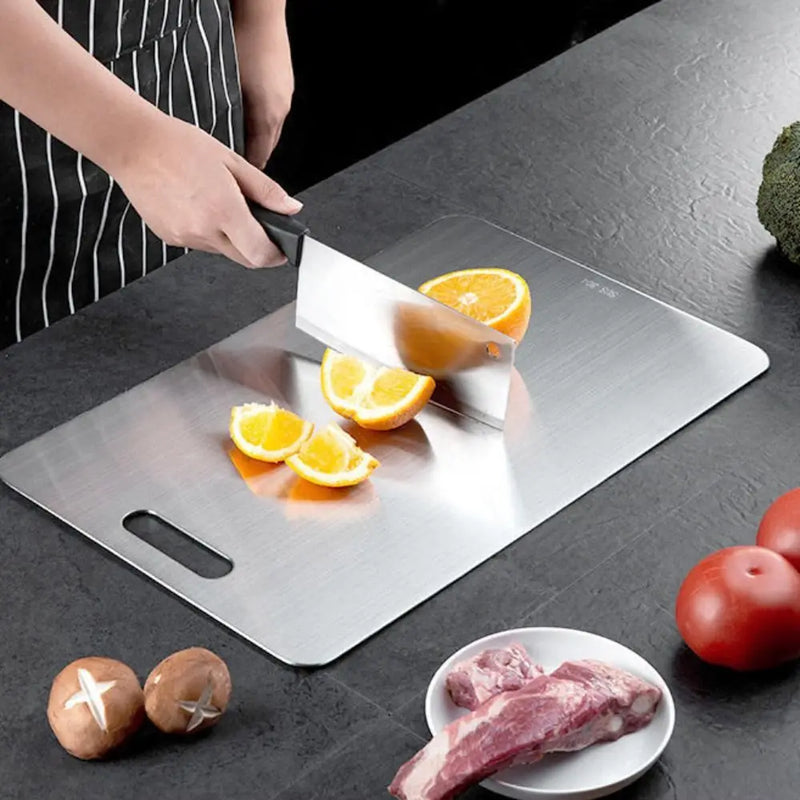 Thickened Cutting Board Stainless Steel Cut Vegetables Meat Chopping Board Cooking Tools Anti-mold Cutting Boards Mats