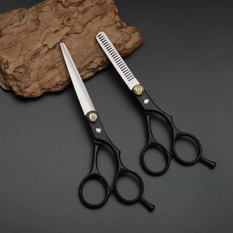 Professional Grooming Scissors For Dogs Cats Safety Round Tips Curved Blade Scissor Sharp Hairdressing Pet Scissors